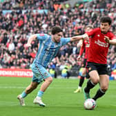 Coventry's Callum O'Hare in action during the FA Cup semi-final
