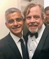 Sadi Khan and Mark Hamill.