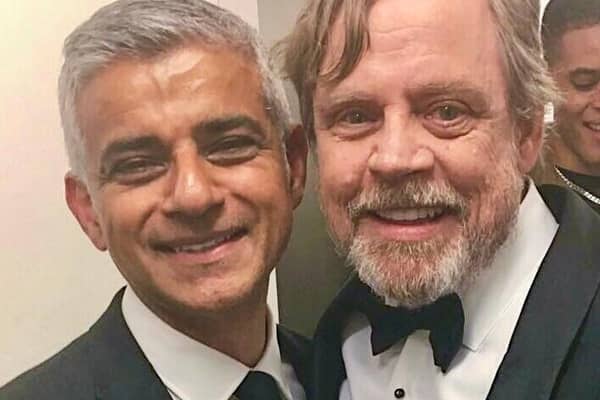 Sadi Khan and Mark Hamill.