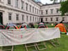 University College London students set up pro-Palestine camp on campus