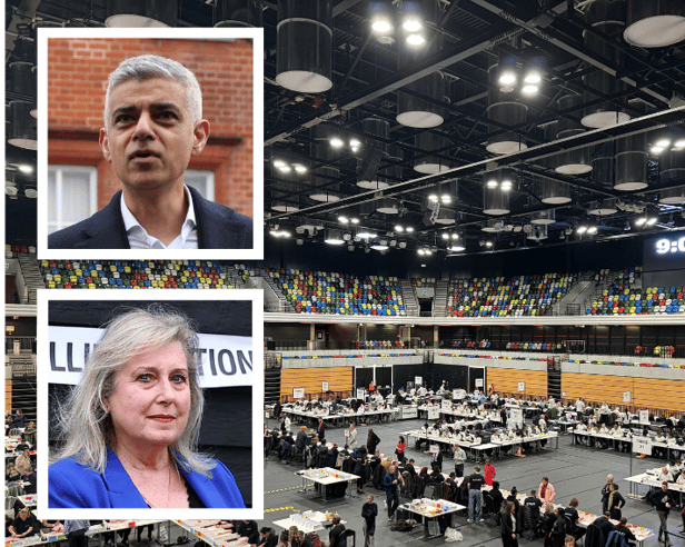 Sadiq Khan and Susan Hall.