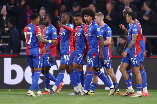 Crystal Palace led 2-0 at half time.