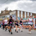 Runners taking part in the Hackney Half Marathon