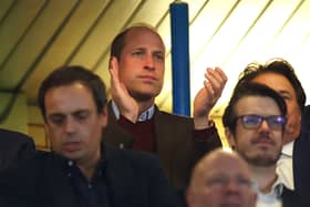 Prince William is a big Aston Villa fan.