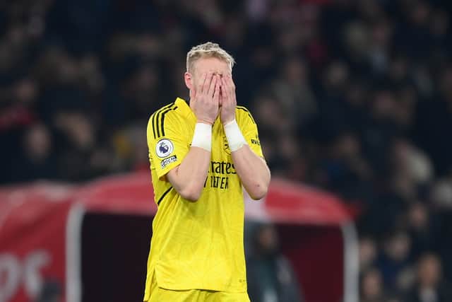Aaron Ramsdale has fallen out of favour at Arsenal.