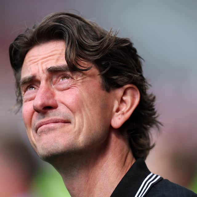 Thomas Frank addressed Brentford fans after defeat to Newcaslte United.