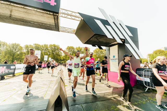 Bridgerton star Jonathan Bailey took on the Hackney Half Marathon over the weekend. (Photo credit: Motiv Sports)