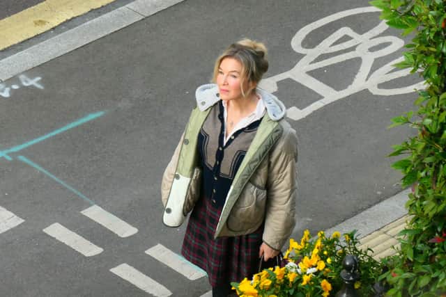 Bridget Jones spotted filming Mad About the Boy in London