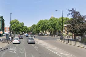 The collision occurred at Cambridge Heath Road in Bethnal Green.