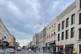 Crime scene at Kingsland High Street, Dalston 