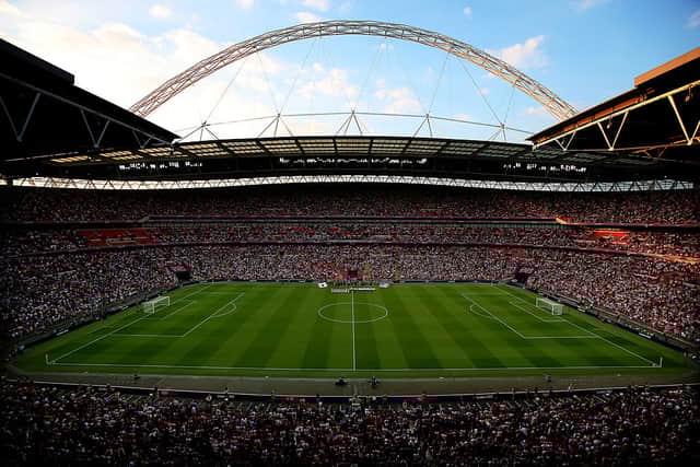 The UEFA Champions ,League final will take place at Wembley stadium