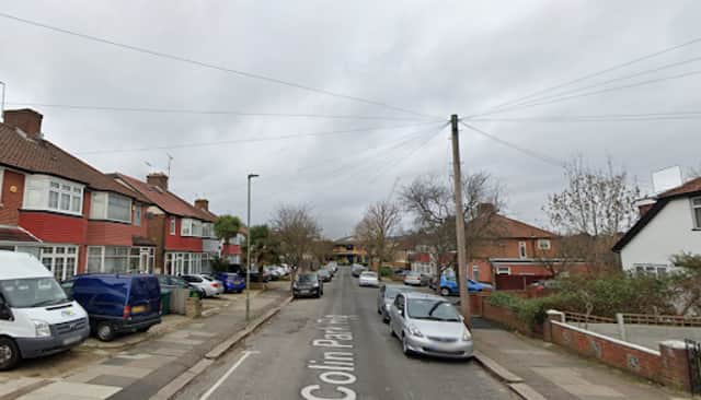 The fire happened at a two-storey house on Colin Park Road