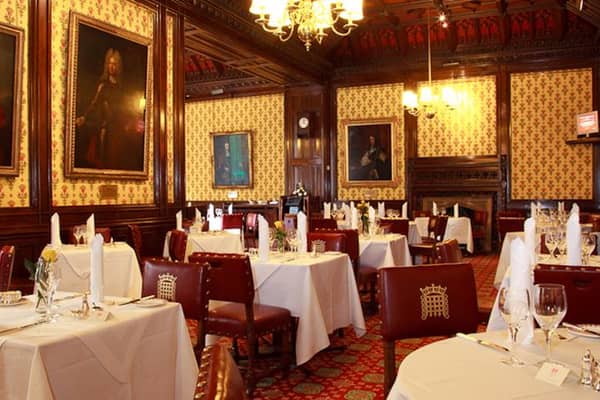 Peers’ Dining Room.at House of Lords
