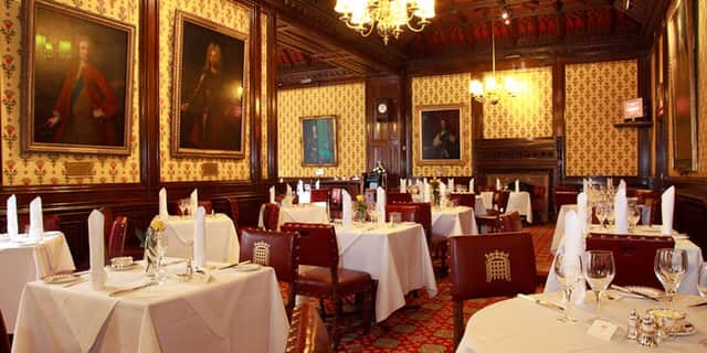 Peers’ Dining Room.at House of Lords