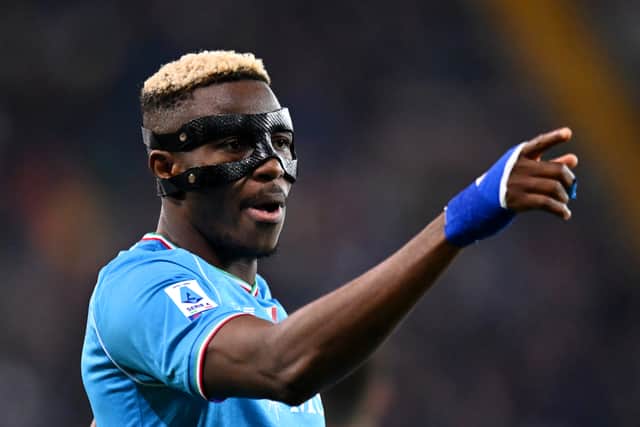 Victor Osimhen won’t come cheap for a Premier League club.