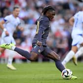 Tottenham target Eberechi Eze in action for England against Bosnia and Herzegovina