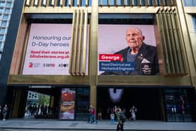  London D-Day veterans portraits displayed at London's Outernet