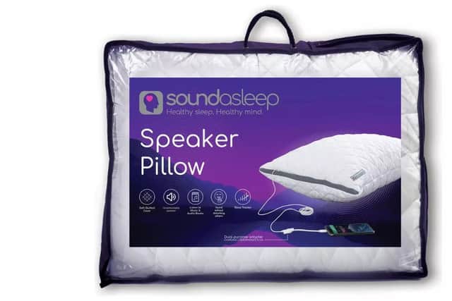 The Soundasleep Speaker Pillow