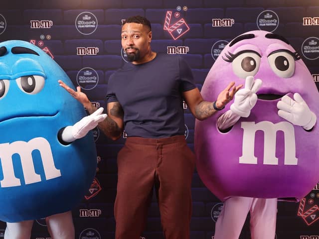 Jordan Banjo attends the premiere event for M&M'S Short Film Festival. The initiative sets to promote the next generation of up-and-coming filmmakers
