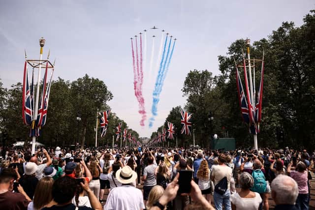The Red Arrows display team is set to fly over Buckingham Palace for the King’s Birthday on Saturday
