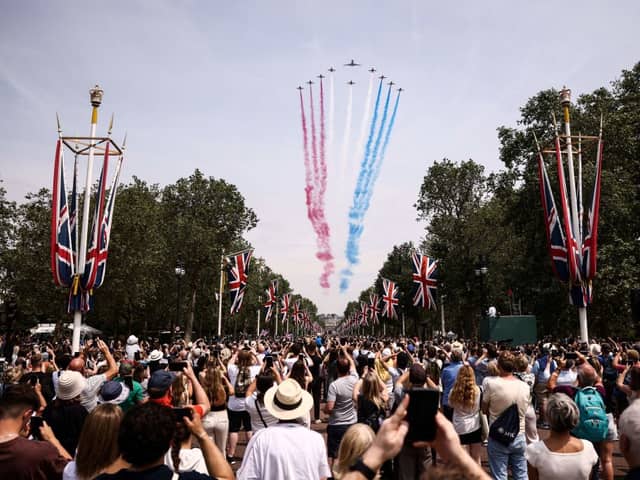 The Red Arrows display team is set to fly over Buckingham Palace for the King’s Birthday on Saturday