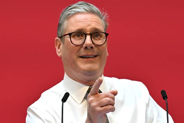 Sir Keir Starmer speaks during the launch of Labour's general election manifesto