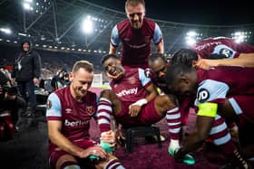 West Ham star was spotted at the Emirates on Tuesday night amid reports of dressing room ‘bust-up’