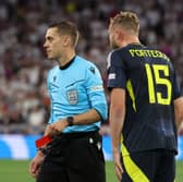 Porteous saw red in Scotland's first match of Euro 2024.