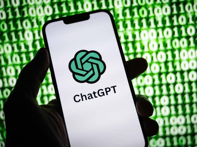 This illustration photograph shows the logo of ChatGPT. Photo: SEBASTIEN BOZON/AFP via Getty Images