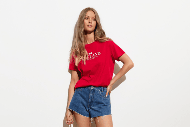 Red Cotton England Flag T-Shirt from New Look
