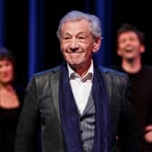 Sir Ian McKellen was rushed to hospital on Monday evening after falling off of a West End stage. (Credit: Getty Images)