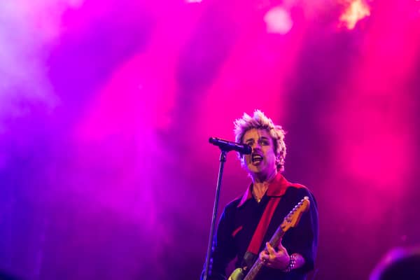 Billie Joe Armstrong arrives with Green Day in the UK later this week, kicking off their "Saviors" tour with a performance in Manchester before their headline slot on Sunday at the 2024 Isle of Wight festival (Credit: Gina Wetzler/Getty Images)