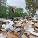 Piles of rubbish during the Tower Hamlets bin strike last year