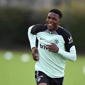 Hafiz Umar during his trial at Chelsea football club 
