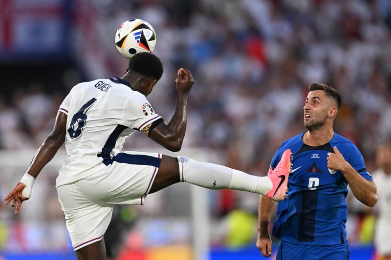 It was comfortable enough for the Crystal Palace man. He was calm on the ball in general, despite giving the ball away once or twice.