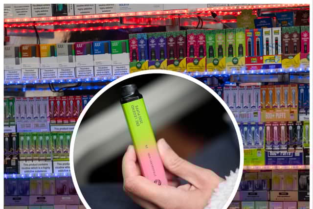 These are the illegal vapes hot spots across the UK. (Photo: Carl Court/Getty Images, Christopher Furlong/Getty Images)