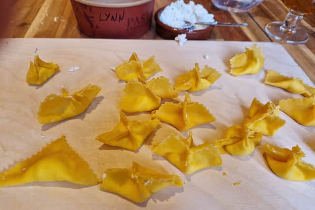 My attempt at creating homemade Fagottini 