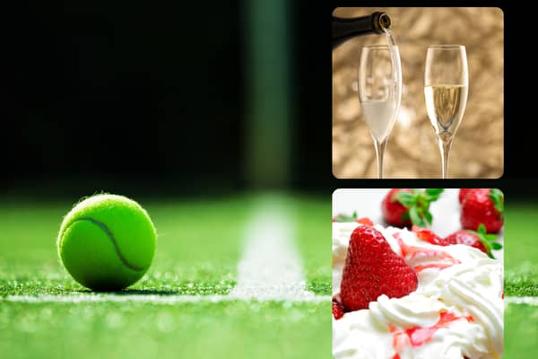How much are strawberries and cream going to set you back this year if you're attending Wimbledon? (Credit: Canva)
