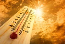 Hot weather.