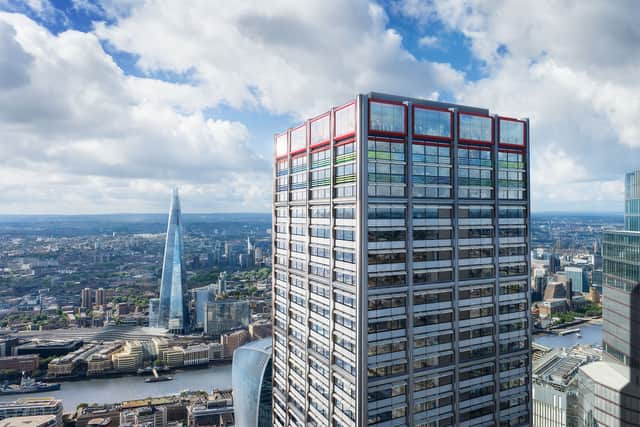 The proposed One Undershaft building would reach to 309.6 metres tall.