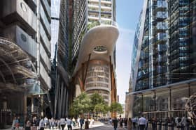 The proposed building would include amenities such as a public garden terrace at level 11.