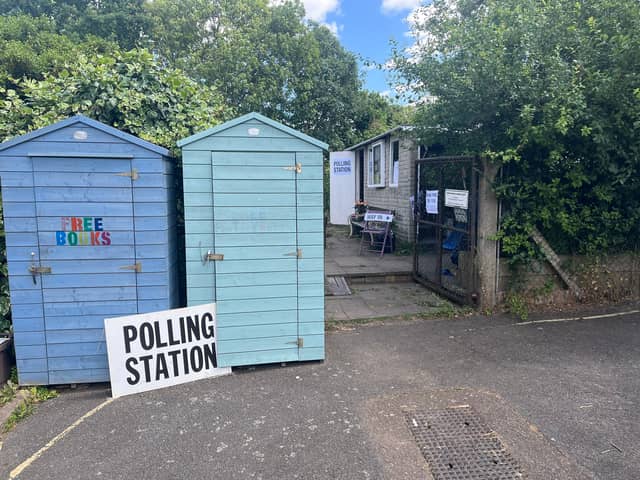 Is this London's smallest polling station?