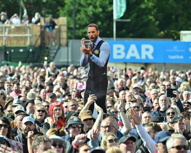 Crowd goes wild as Lightning Seeds play Three Lions LIVE at Lytham Festival. Credit: Dave Nelson Photography