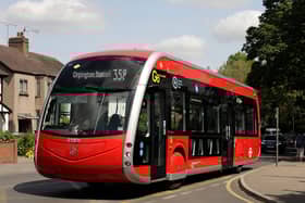 One of the new Tram bus, which will soon operate on Route 358