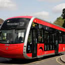 One of the new Tram bus, which will soon operate on Route 358