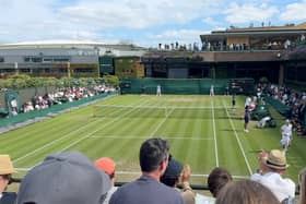 We enjoyed a lovely day out at Wimbledon