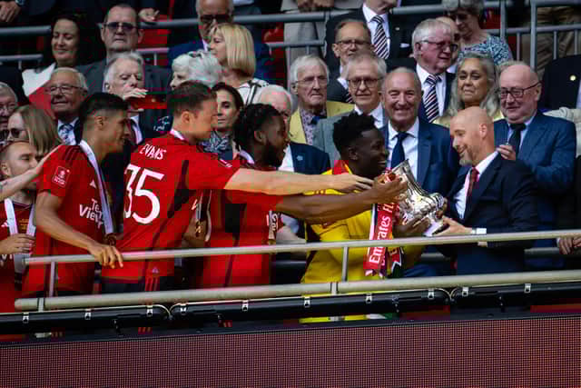 Manchester United won the FA Cup last season.