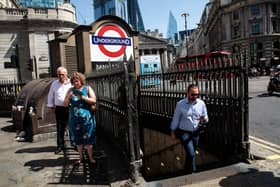 The incident happened at Bank Underground Station