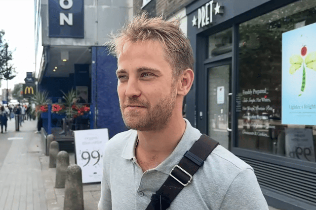Londoner Michael is a fan of the Elizabeth line