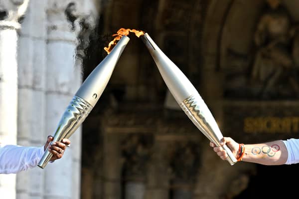 Olympic torch. (Photo by Kristy Sparow/Getty Images)